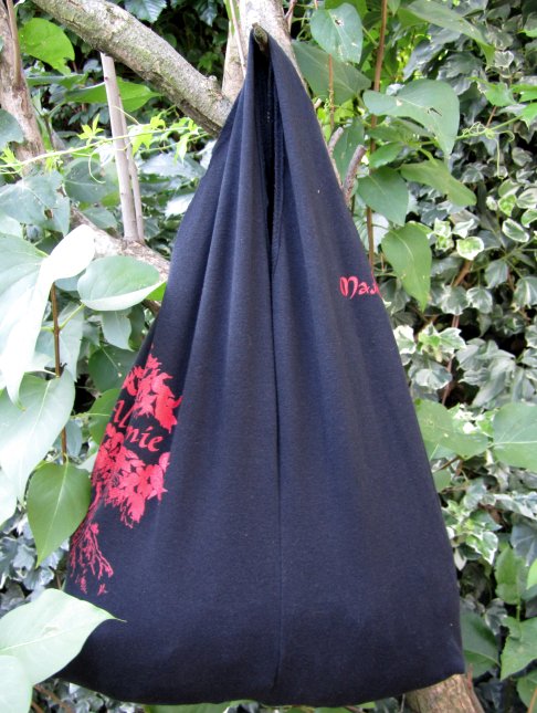 Tutoriel sac T-shirt noir