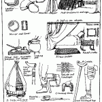 mendiants et accessoires de toilette - costume GN médiéval