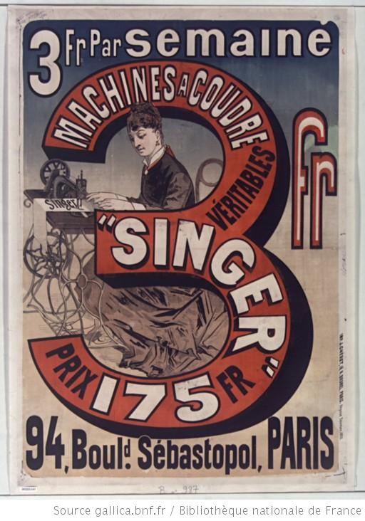 machine à coudre singer 1876