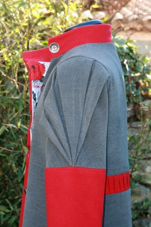 Origami manteau profil