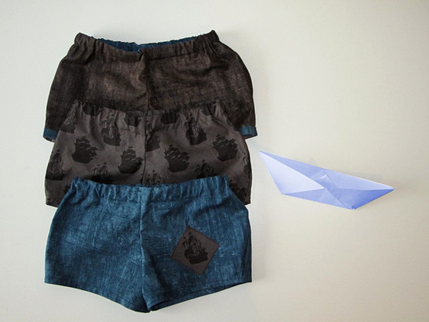 Shorts pour bébé pirate