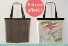 {Patron gratuit} Sac cabas